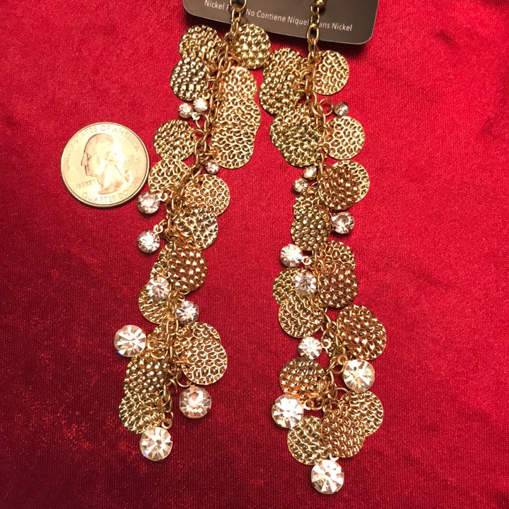 Gold Shoulder Earrings